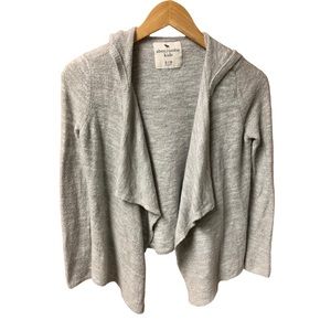 Abercrombie Kids Open Front Draped Cardigan with Hood Size 9/10